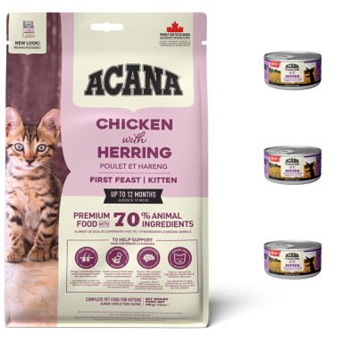 pienso-gatitos-acana-first-feast-3-latas-acana-kitten