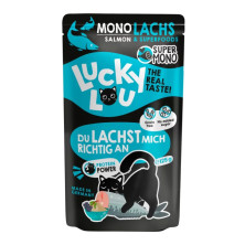 Comida Húmeda Monoproteica Salmón Gatos - Lucky Lou