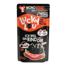 Comida Húmeda Monoproteica Ternera Gatos - Lucky Lou
