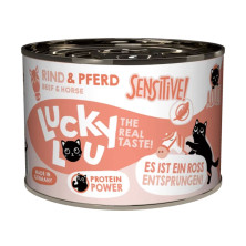 Comida Húmeda Sensitive Ternera y Caballo Gato - Lucky Lou