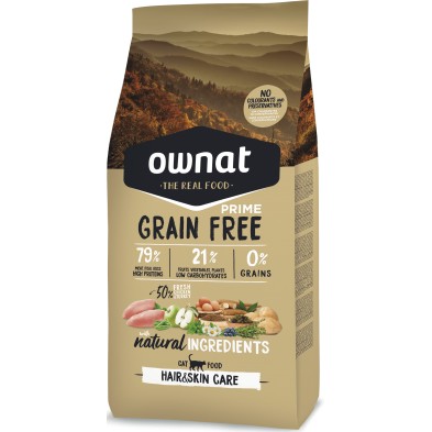 ownat-grain-free-prime-gatos-especial-pelo-y-piel-saco-3-kg